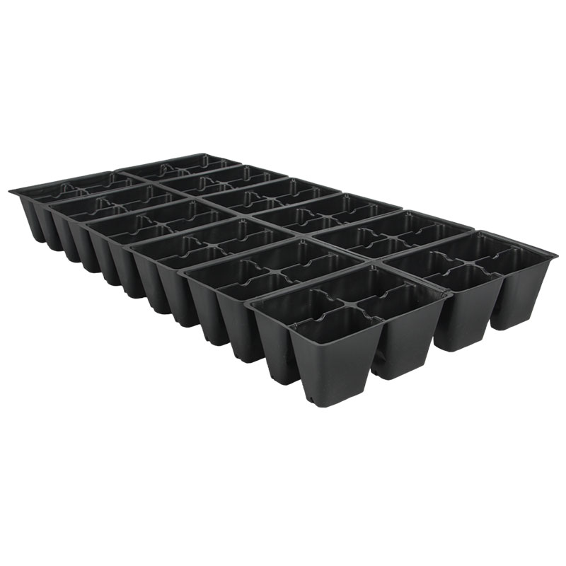 HC Insert D 1204 Black - 100 per case - Grower